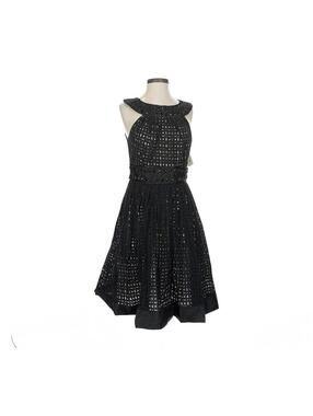 Alexia Admor Black Sleeveless A-Line Dress with Cutout Design NWT